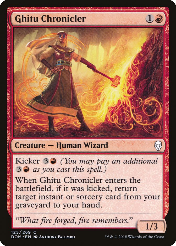 Ghitu Chronicler 125/269 (Dominaria) 