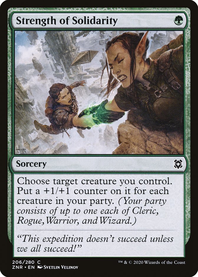 Strength of Solidarity 206/280 (Zendikar Rising) 