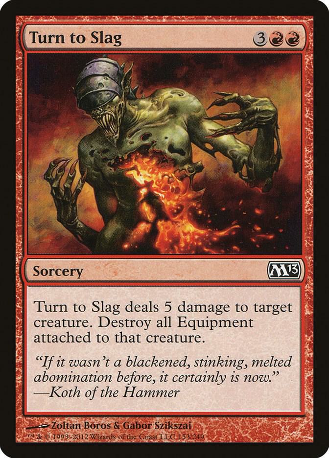 Turn to Slag 153/249 (Magic 2013 (M13)) 