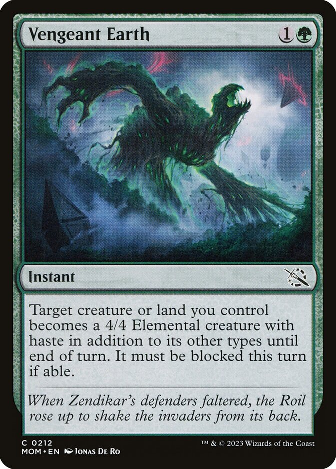 Vengeant Earth 212/291 (March of the Machine) 