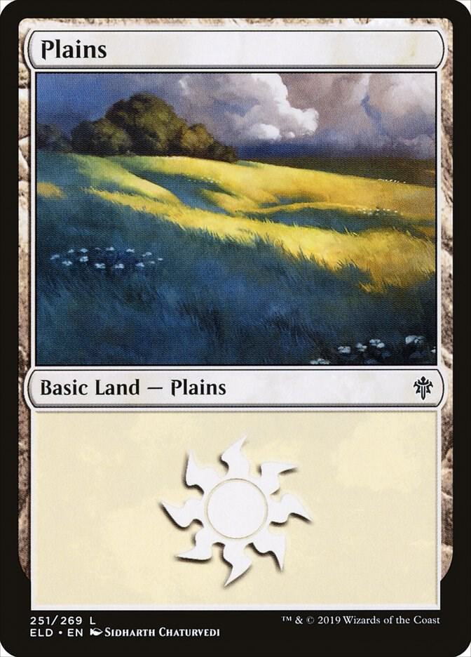 Plains 251/269 (Throne of Eldraine)  - Foil