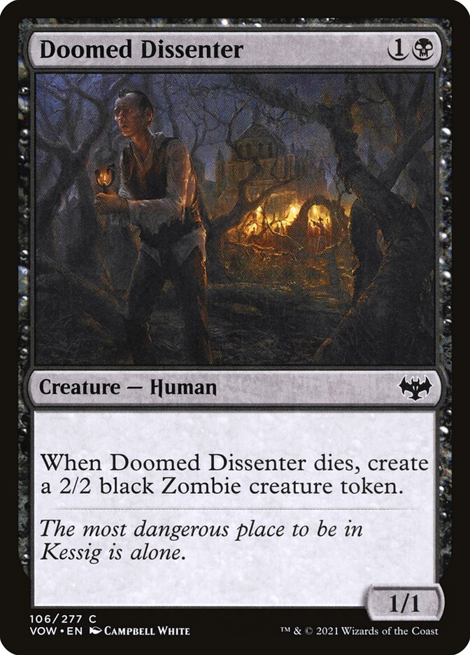 Doomed Dissenter 106/277 (Innistrad: Crimson Vow) 