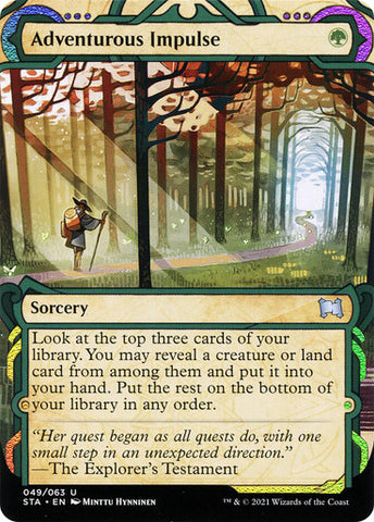 Adventurous Impulse  49 (Strixhaven: Mystical Archives)  - Etched Foil