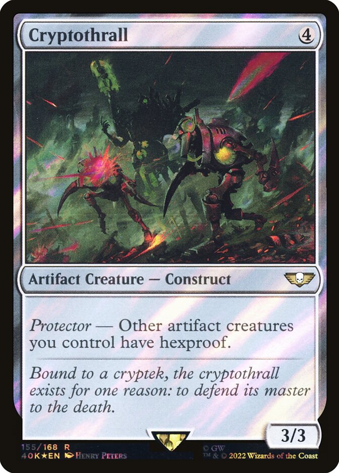 Cryptothrall  155 (Universes Beyond: Warhammer 40,000)  - Surge Foil