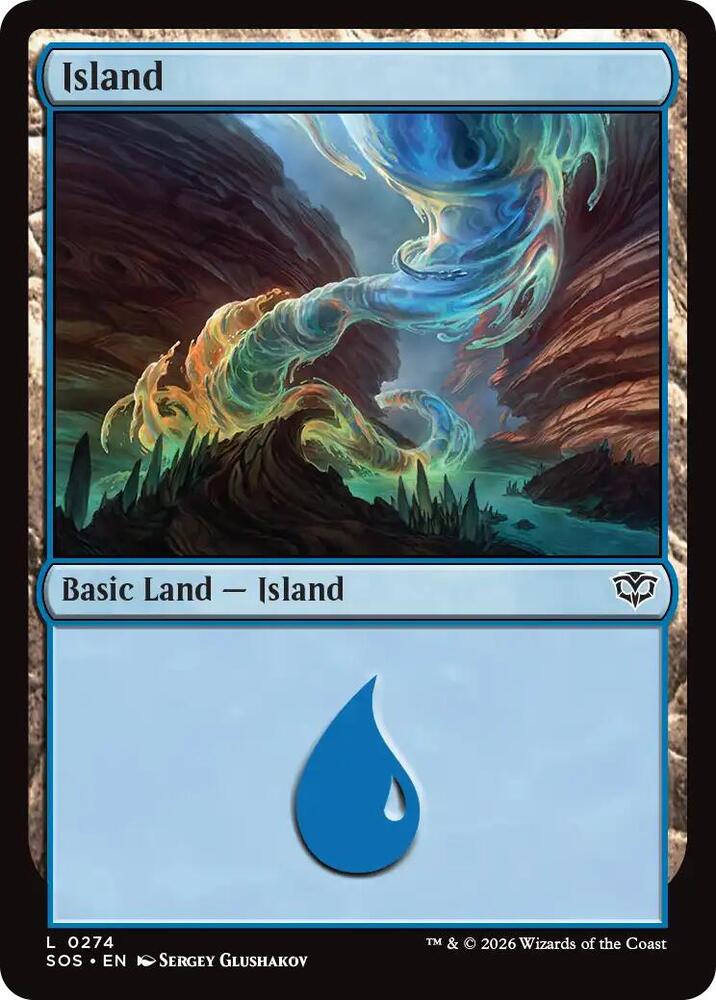 Island 274 (Secrets of Strixhaven)  - Foil