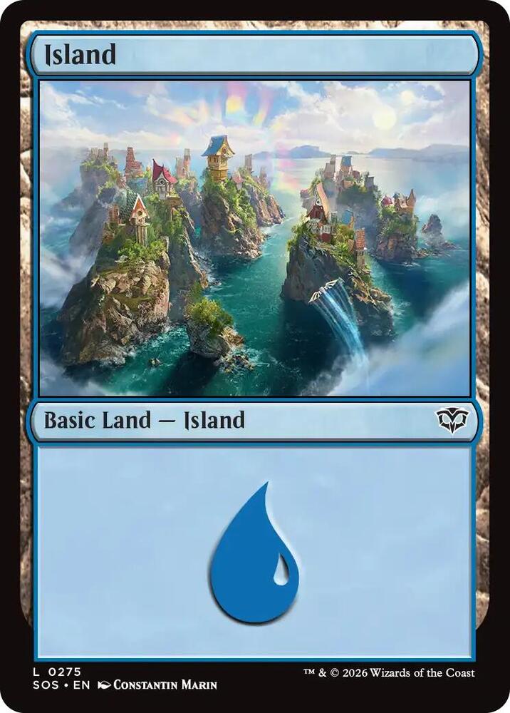 Island 275 (Secrets of Strixhaven)  - Foil