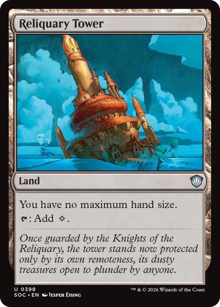 Reliquary Tower 398 (Commander: Secrets of Strixhaven) 