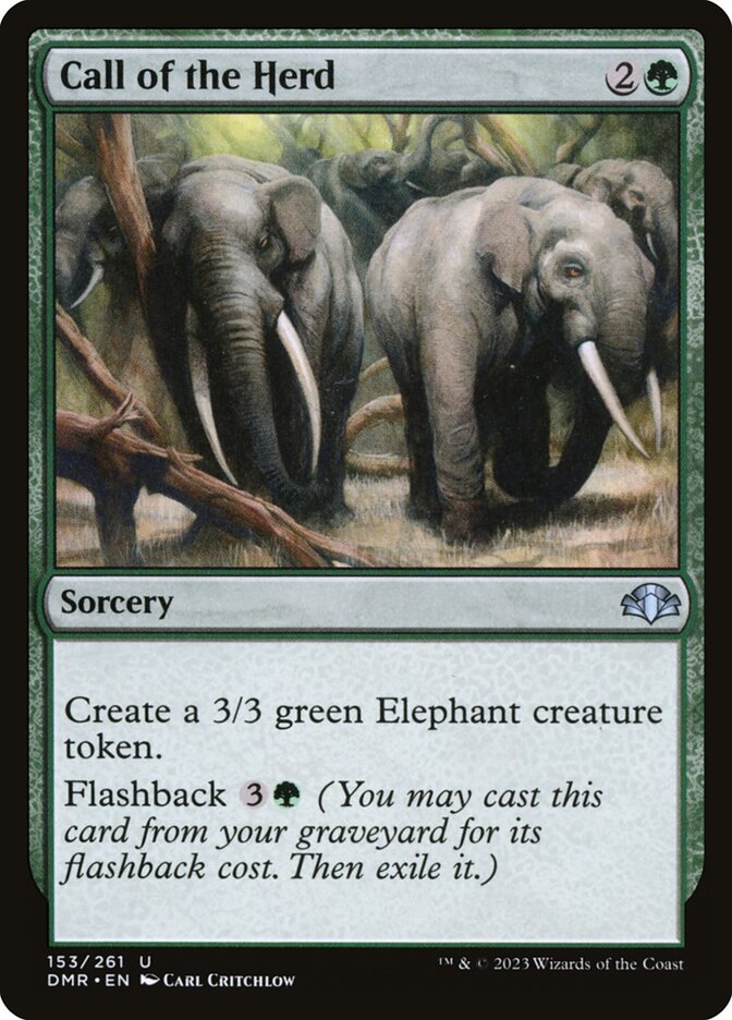 Call of the Herd 153/261 (Dominaria Remastered) 