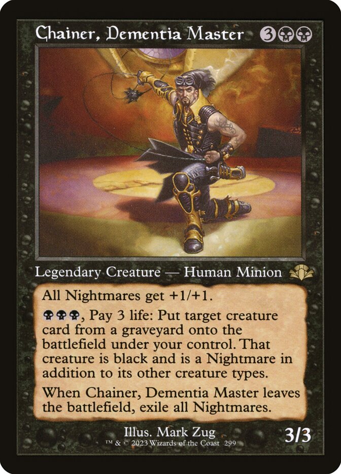Chainer, Dementia Master 299 (Dominaria Remastered)  - Retro