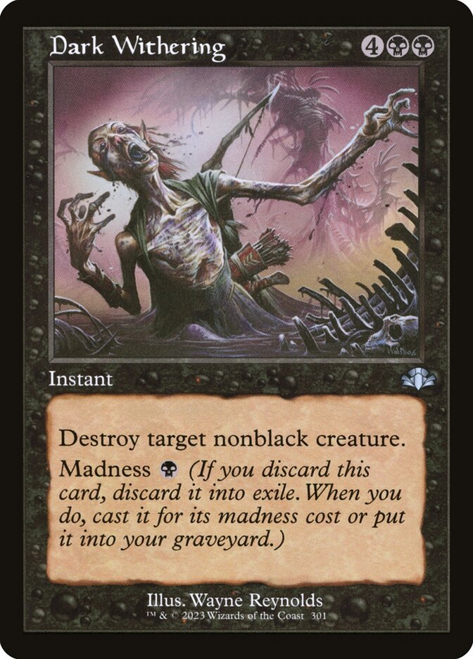 Dark Withering 301/261 (Dominaria Remastered)  - Retro