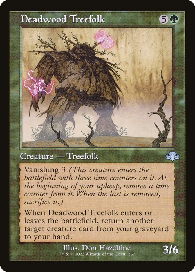 Deadwood Treefolk 337/261 (Dominaria Remastered)  - Retro