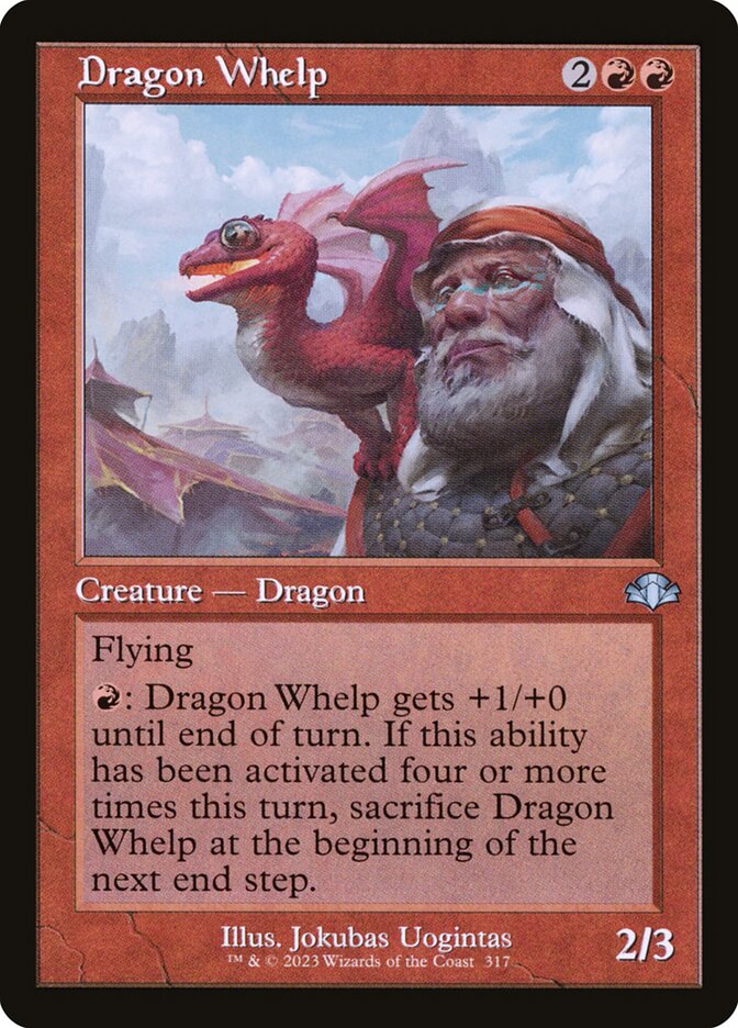 Dragon Whelp 317/261 (Dominaria Remastered)  - Retro