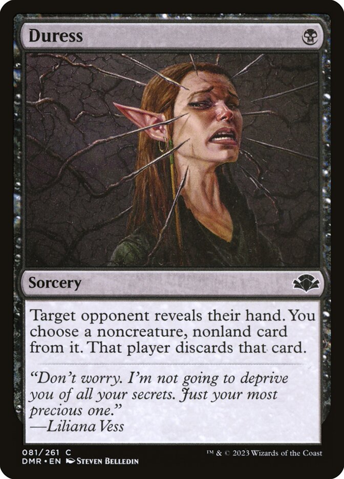 Duress 81/261 (Dominaria Remastered) 