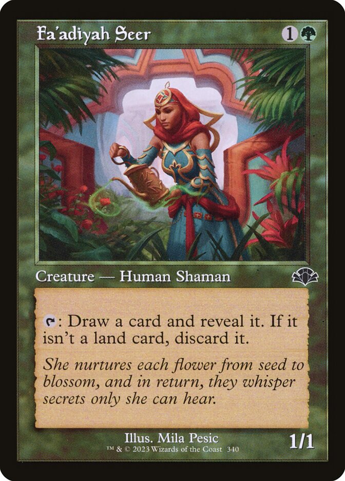 Fa'adiyah Seer 340/261 (Dominaria Remastered)  - Retro