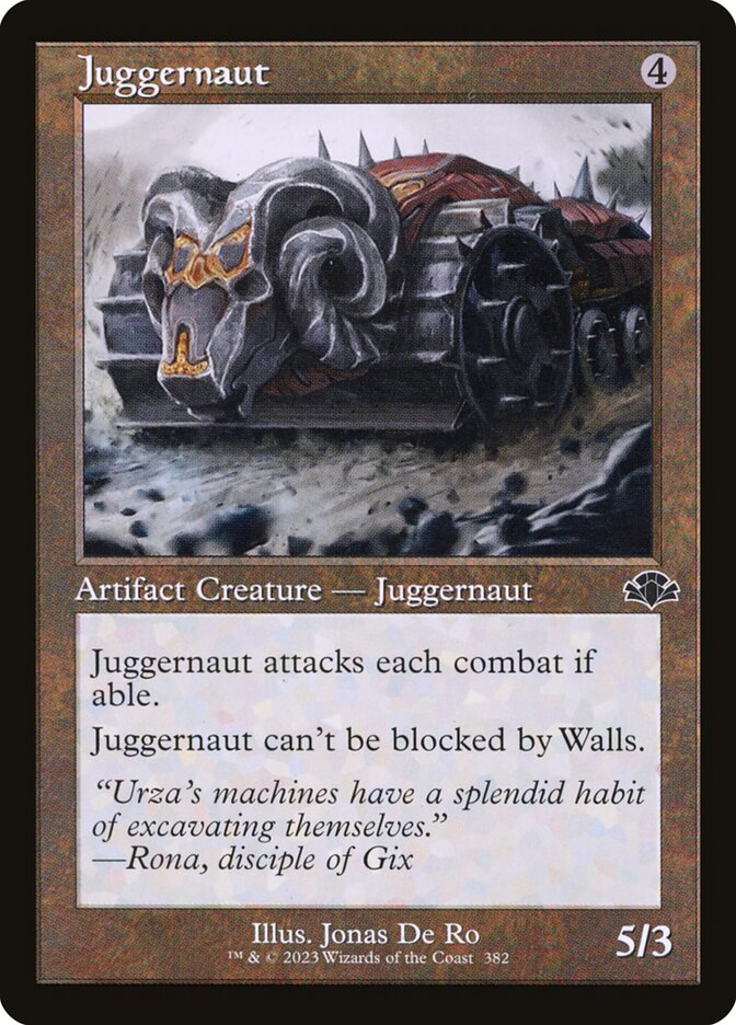 Juggernaut 382/261 (Dominaria Remastered)  - Retro