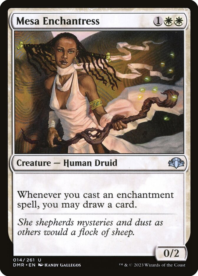 Mesa Enchantress 14 (Dominaria Remastered) 