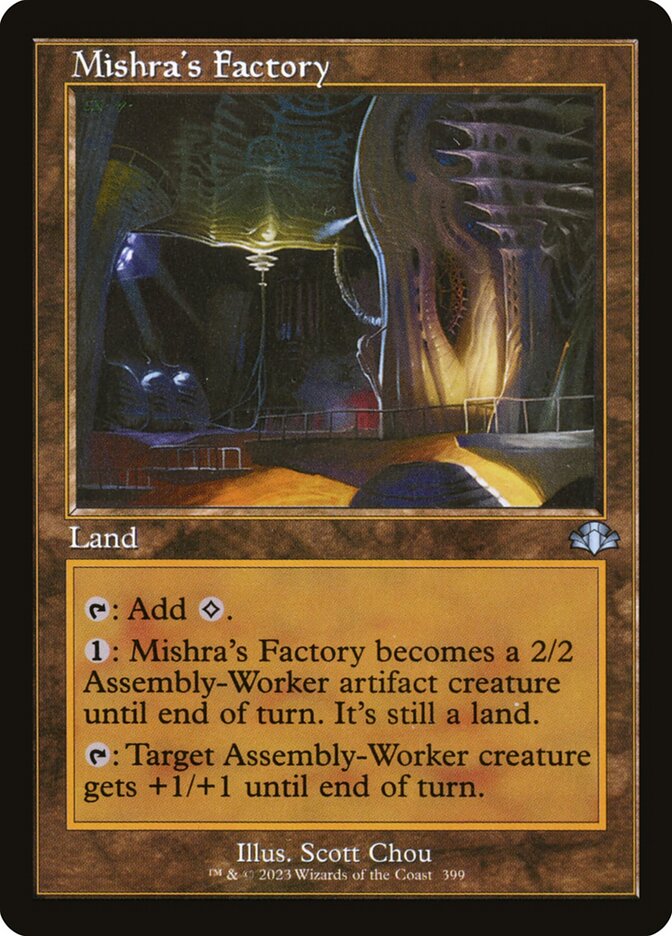 Mishra's Factory 399 (Dominaria Remastered)  - Retro Foil