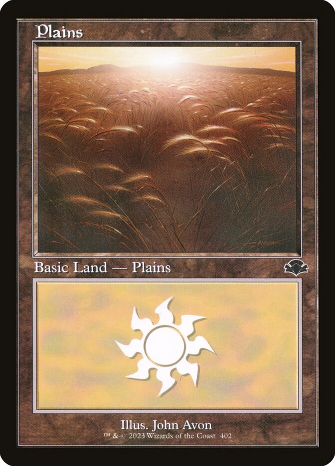 Plains 402/261 (Dominaria Remastered)  - Retro Foil