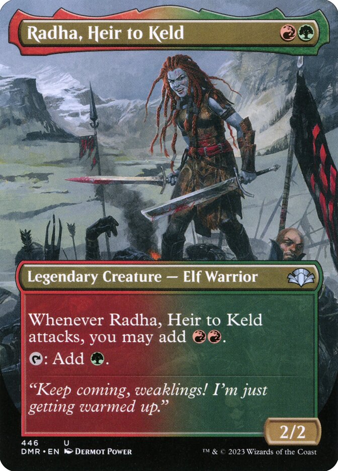 Radha, Heir to Keld 446/261 (Dominaria Remastered)  - Borderless