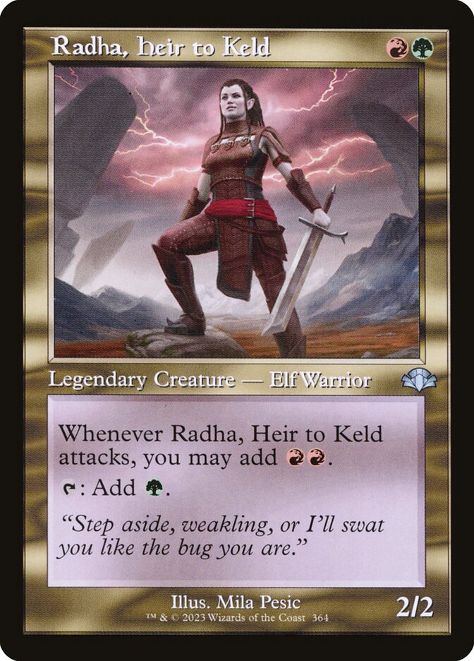 Radha, Heir to Keld 364/261 (Dominaria Remastered)  - Retro