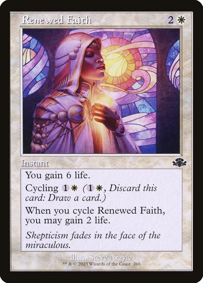Renewed Faith 269/261 (Dominaria Remastered)  - Retro