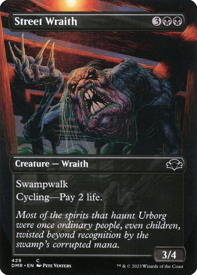 Street Wraith 429 (Dominaria Remastered)  - Borderless