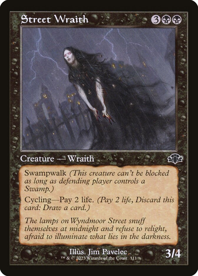Street Wraith 311/261 (Dominaria Remastered)  - Retro