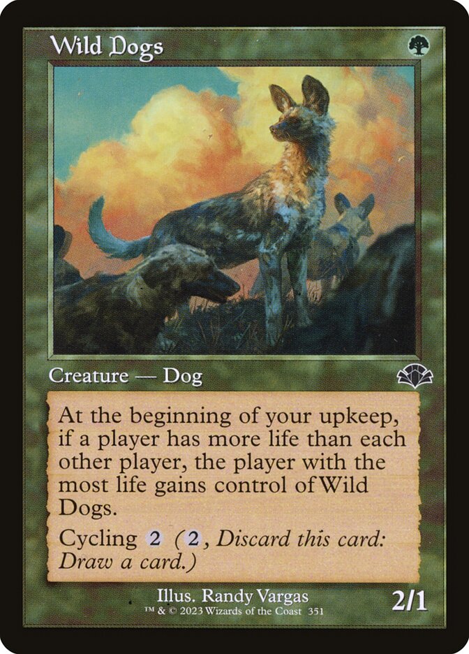 Wild Dogs 351/261 (Dominaria Remastered)  - Retro