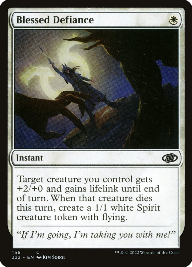 Blessed Defiance 156 (Jumpstart 2022) 