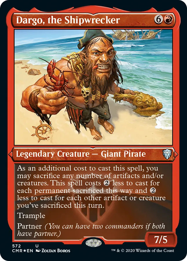 Dargo, the Shipwrecker 572 (Commander Legends)  - Etched Foil