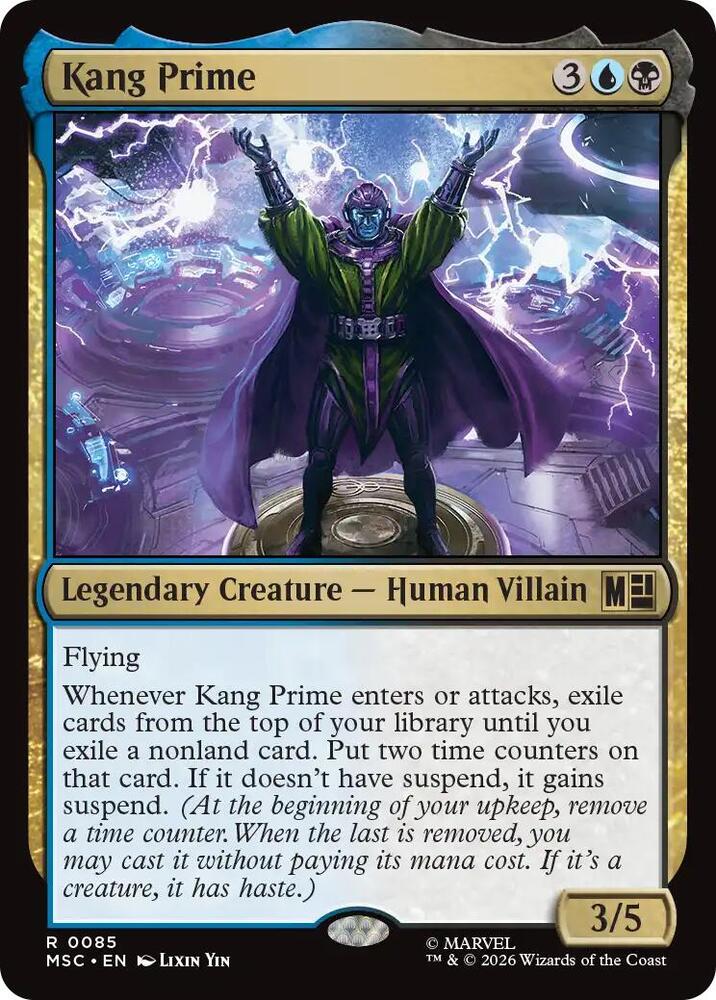 Kang Prime 85 (Commander: Marvel Super Heroes) 