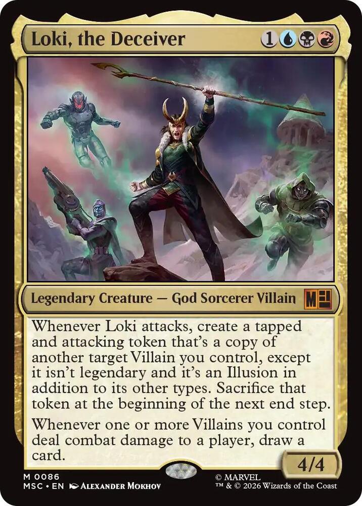 Loki, the Deceiver 86 (Commander: Marvel Super Heroes) 