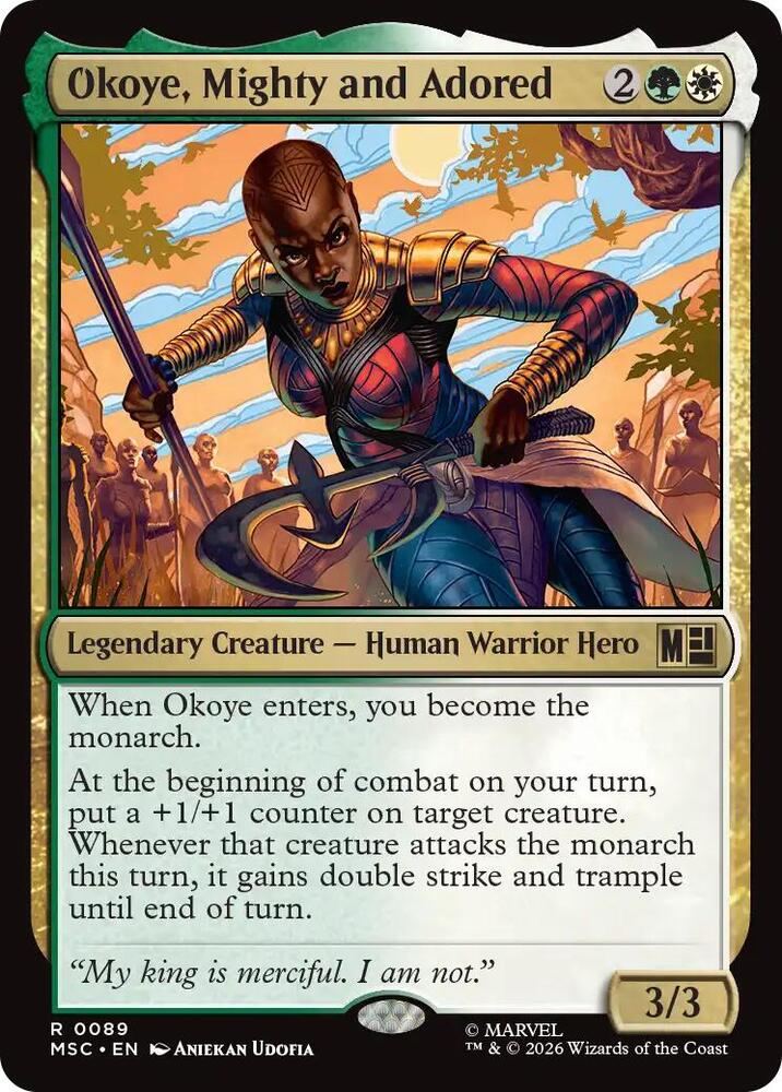Okoye, Mighty and Adored 89 (Commander: Marvel Super Heroes) 