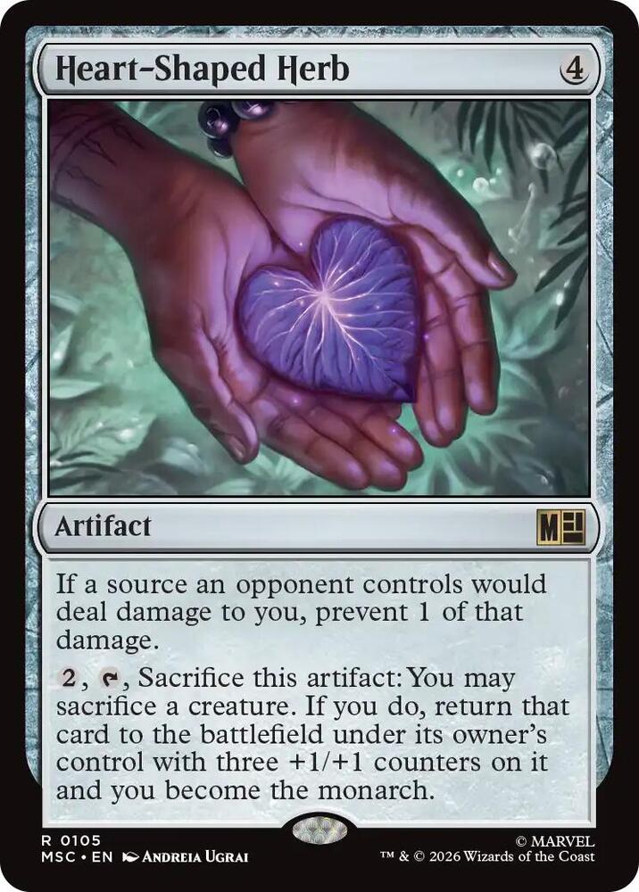 Heart-Shaped Herb 105 (Commander: Marvel Super Heroes) 