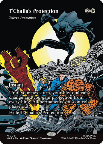 T'Challa's Protection // Teferi's Protection 51 (Marvel Universe Eternal-Legal)  - Borderless