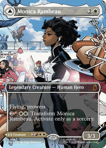 Monica Rambeau // Photon, Living Light 345 (Marvel Super Heroes)  - Borderless