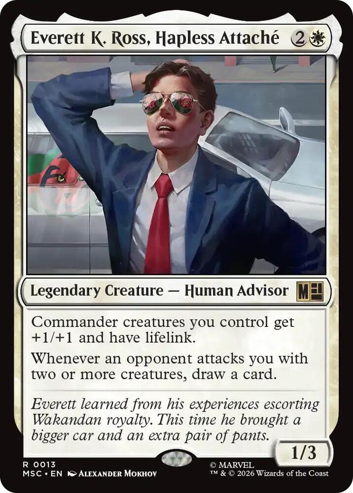 Everett K. Ross, Hapless Attaché 13 (Commander: Marvel Super Heroes) 