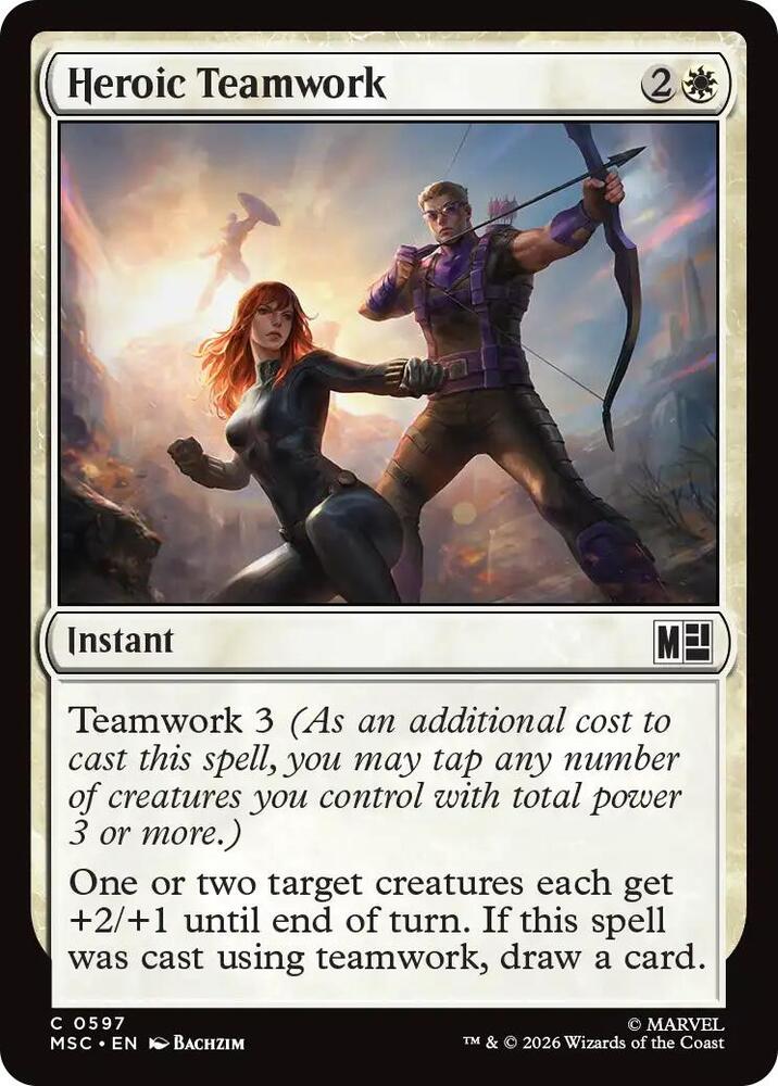 Heroic Teamwork 597 (Commander: Marvel Super Heroes) 