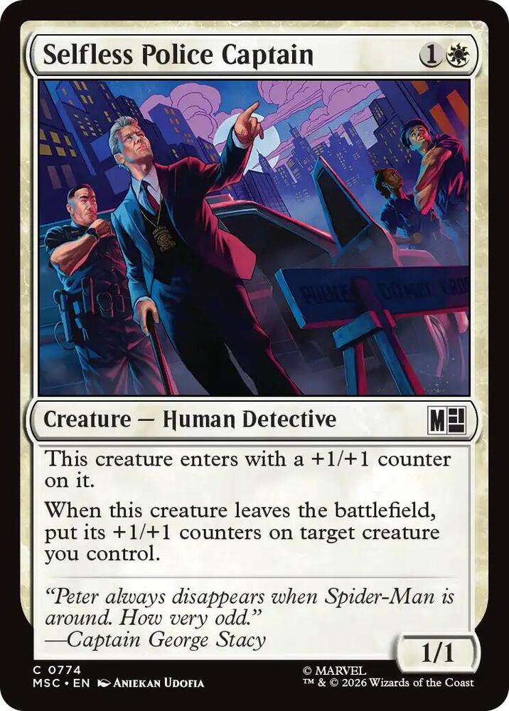 Selfless Police Captain 774 (Commander: Marvel Super Heroes) 