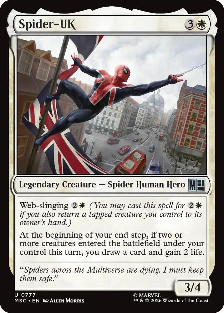 Spider-UK 777 (Commander: Marvel Super Heroes) 