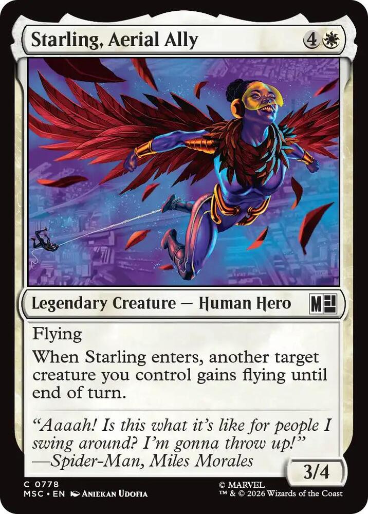 Starling, Aerial Ally 778 (Commander: Marvel Super Heroes) 