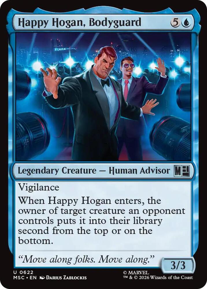 Happy Hogan, Bodyguard 622 (Commander: Marvel Super Heroes) 
