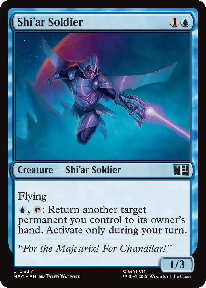 Shi'ar Soldier 637 (Commander: Marvel Super Heroes) 