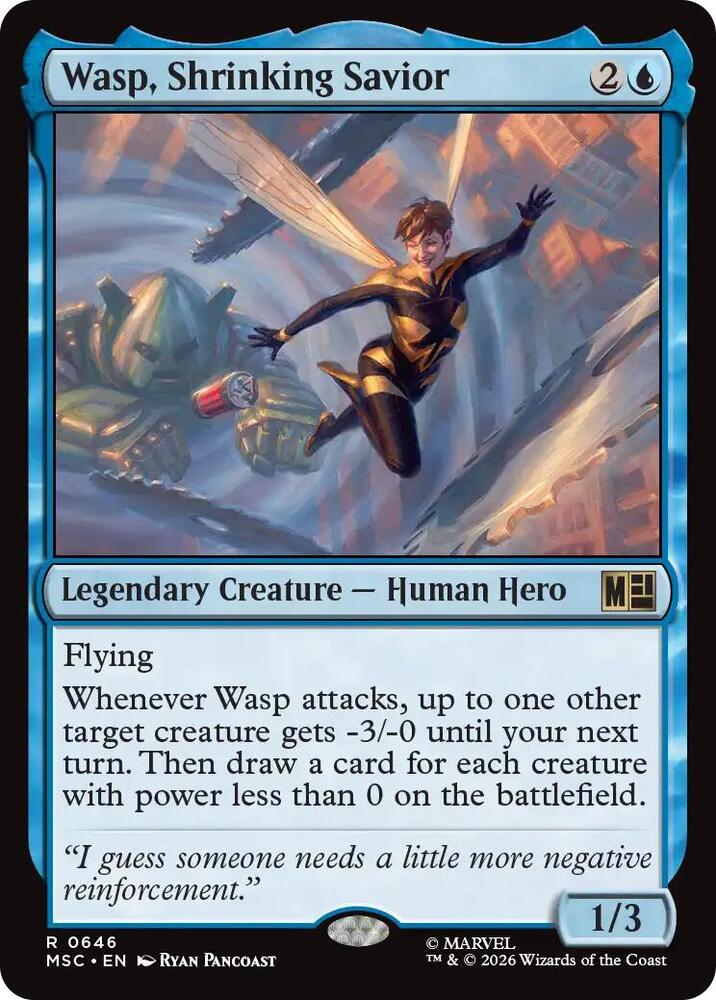 Wasp, Shrinking Savior 646 (Commander: Marvel Super Heroes) 