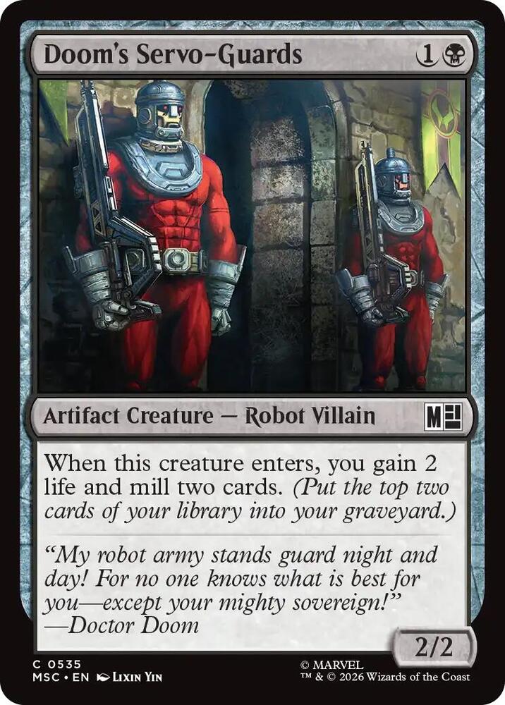 Doom's Servo-Guards 535 (Commander: Marvel Super Heroes) 