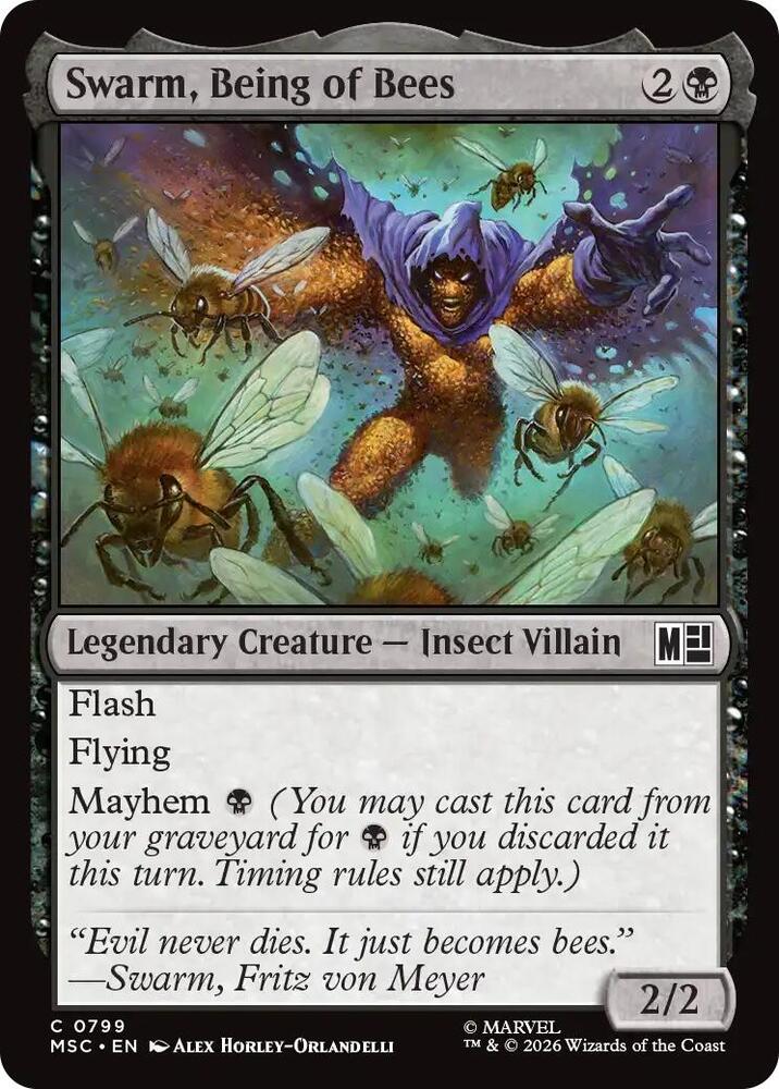 Swarm, Being of Bees 799 (Commander: Marvel Super Heroes) 