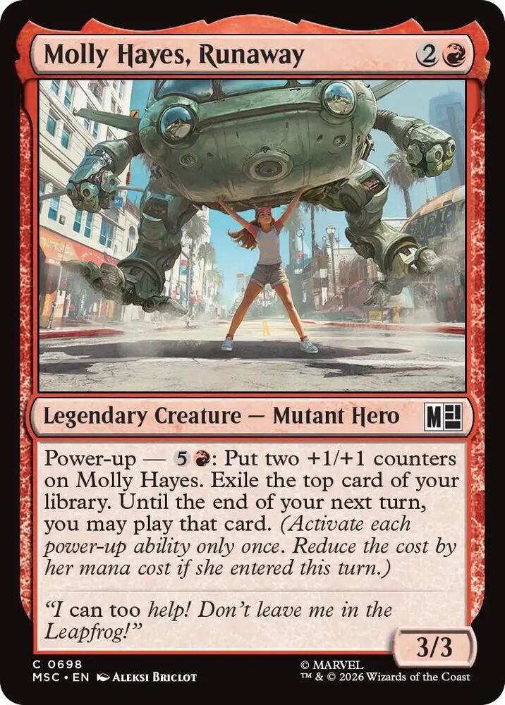 Molly Hayes, Runaway 698 (Commander: Marvel Super Heroes) 