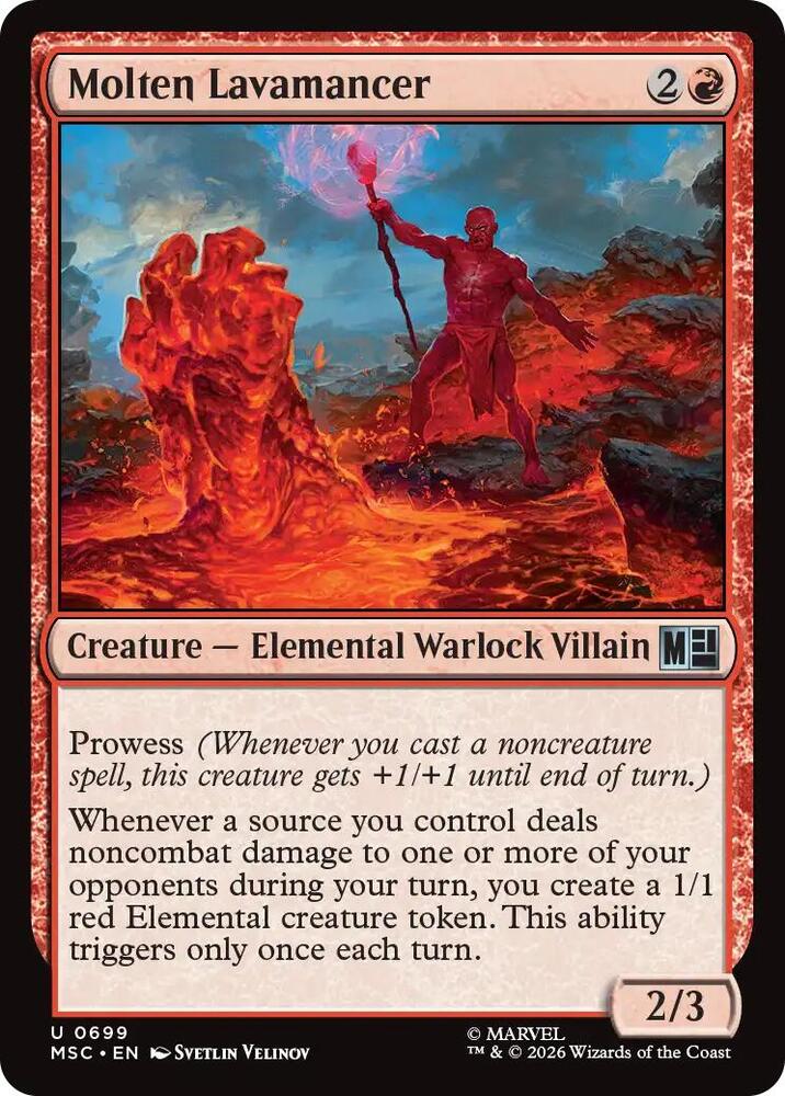 Molten Lavamancer 699 (Commander: Marvel Super Heroes) 