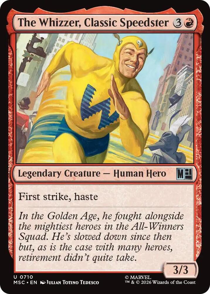 The Whizzer, Classic Speedster 710 (Commander: Marvel Super Heroes) 
