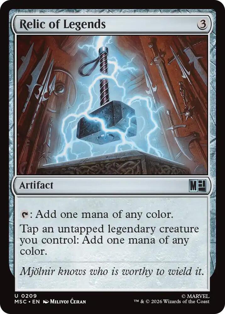 Relic of Legends 209 (Commander: Marvel Super Heroes) 